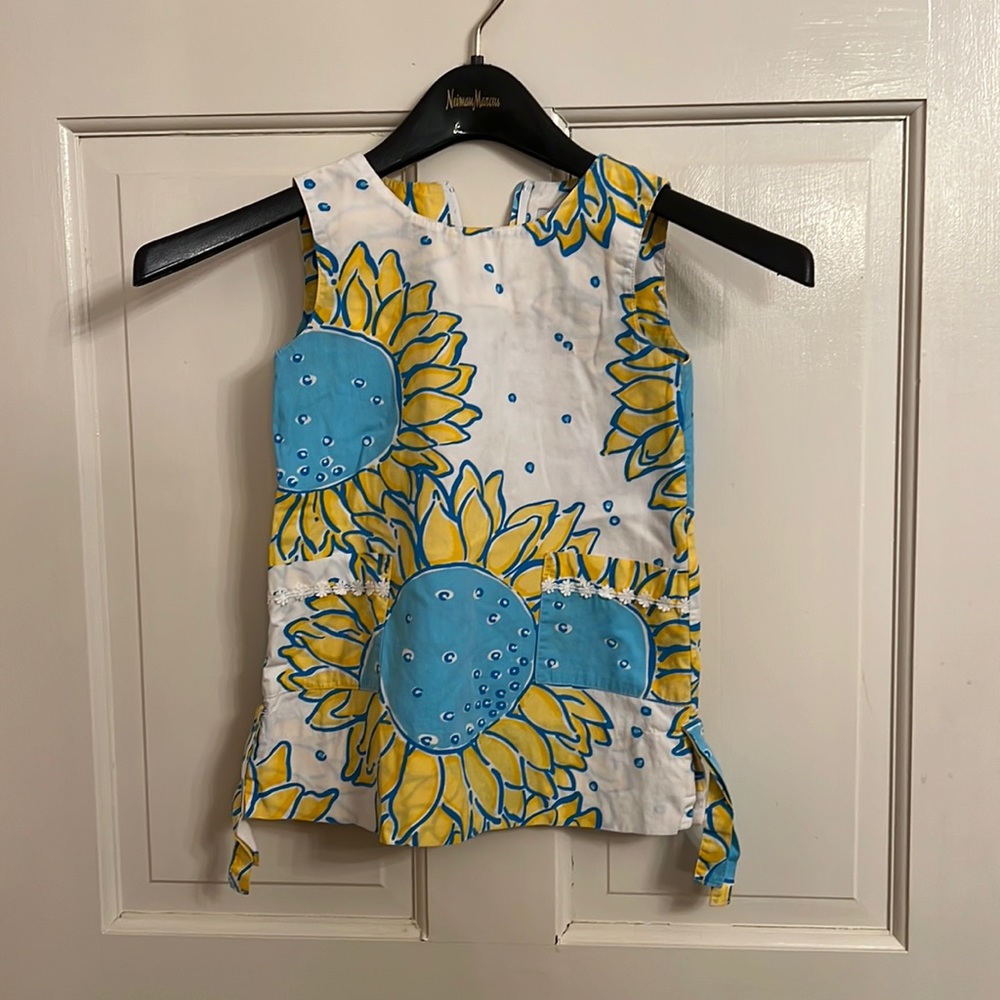 Lilly Pulitzer Sunflower print dress size 4